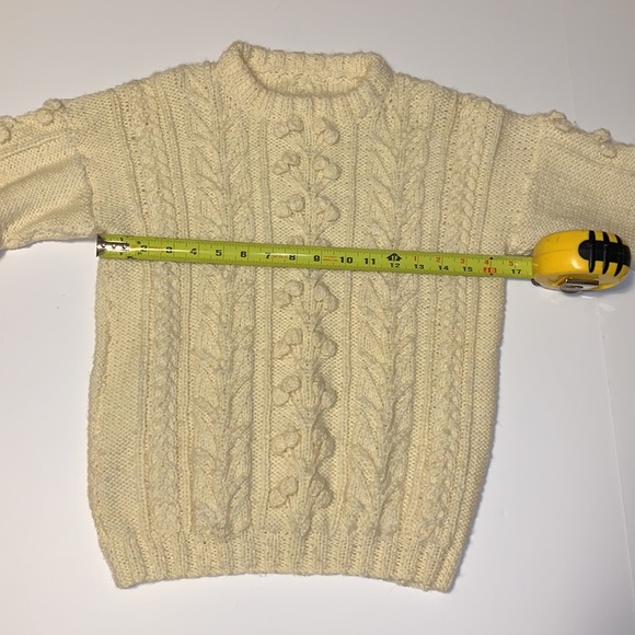 Vintage Cream Knit Ski Sweater - Women’s Size XS - Picture 8 of 9